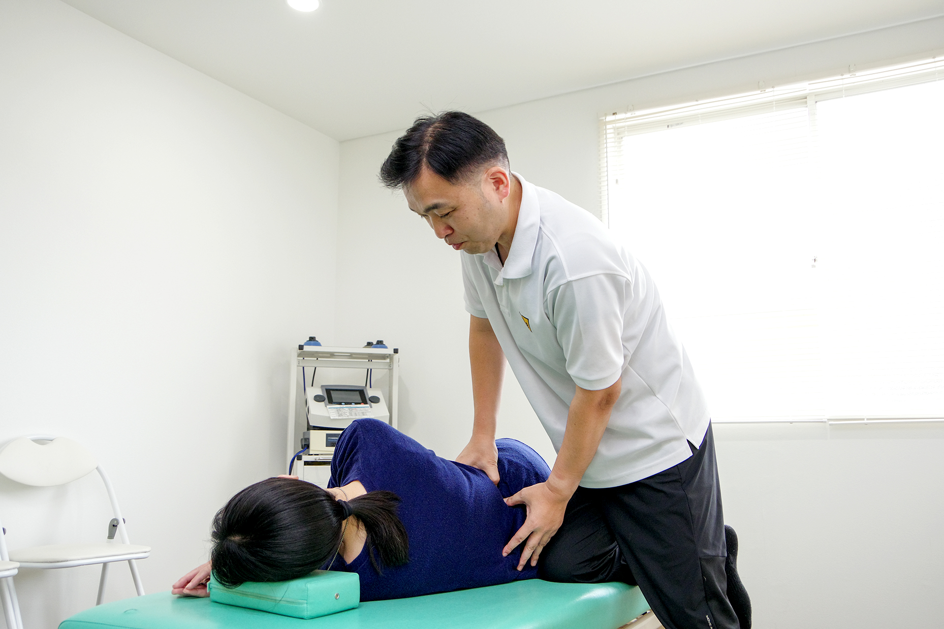 施術をしている写真