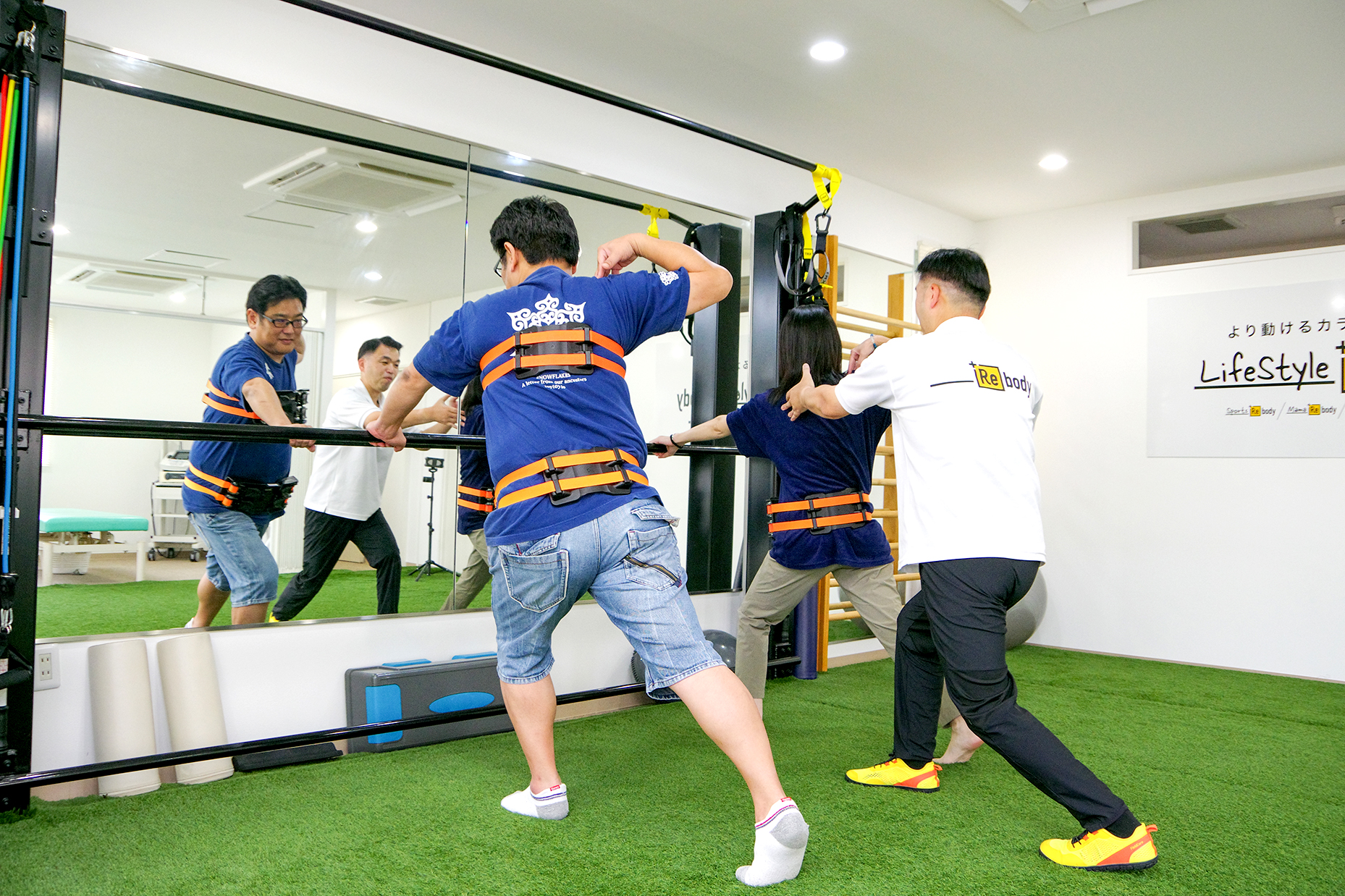 施術をしている写真